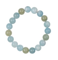 Armband - Beryll, 10mm Kugeln