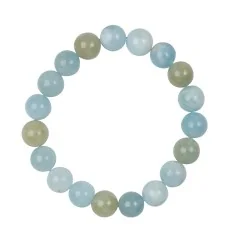 Armband - Beryll, 10mm Kugeln