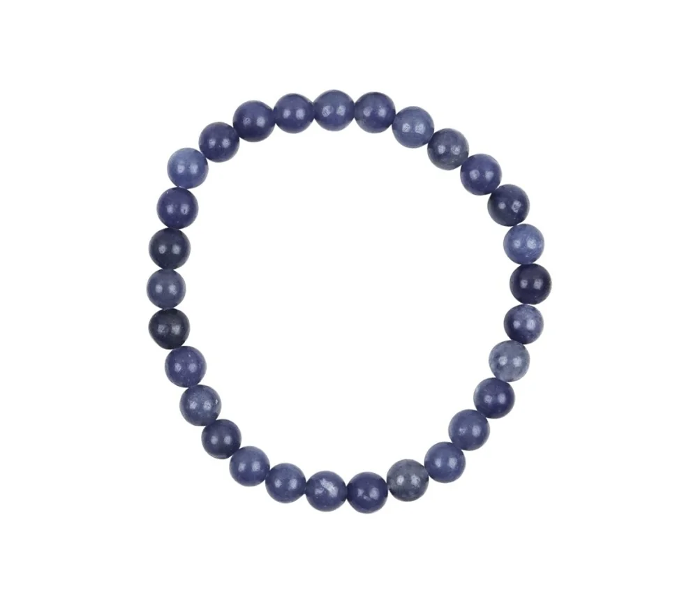 Armband - Blauquarz, 06mm Kugeln