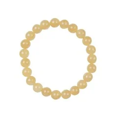 Armband - Calcit (orange), 08mm Kugeln