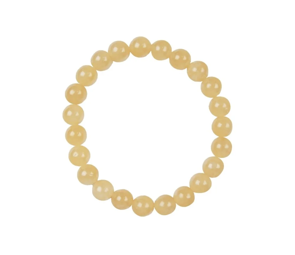 Armband - Calcit (orange), 08mm Kugeln