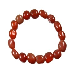 Armband - Carneol (gebr.), 18 - 22mm Nuggets