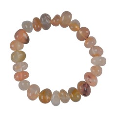 Armband - Carneol (gebr.), 09 - 11mm Nuggets