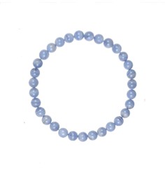 Armband - Chalcedon (blau), 04mm Kugeln