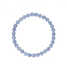 Armband - Chalcedon (blau), 04mm Kugeln