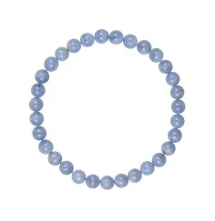 Armband - Chalcedon (blau), 06mm Kugeln