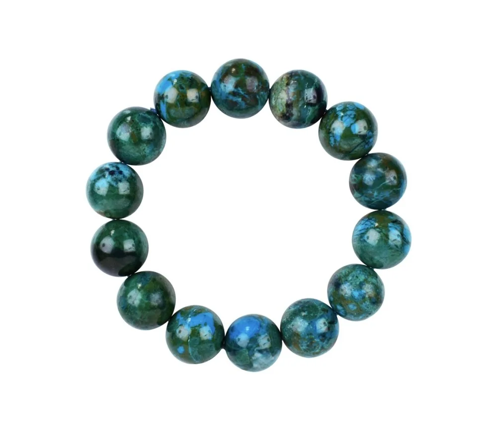 Armband - Chrysocoll (stab.), 16mm Kugeln