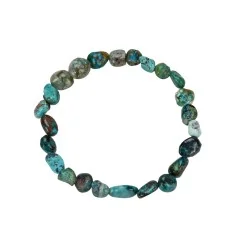 Armband - Chrysocoll (stab.), 08-10mm Nuggets