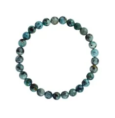 Armband - Chrysocoll-Diorit (stab.), 06mm Kugeln