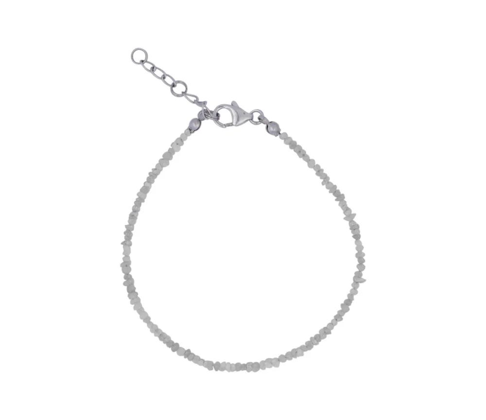 Armband - Rohkristalle Diamant (weiß), 22 - 26cm