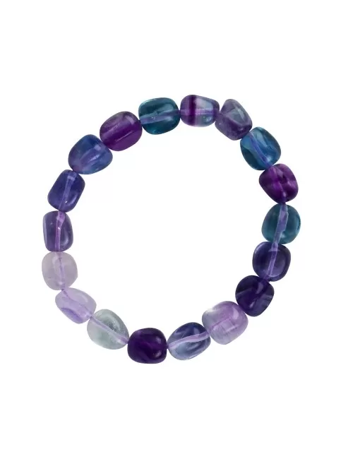 Armband - Fluorit, 10 - 12mm Nuggets