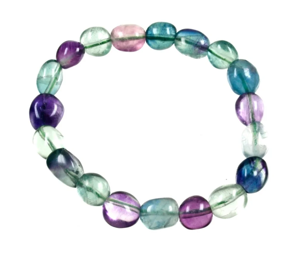 Armband - Fluorit, 18 - 22mm Nuggets