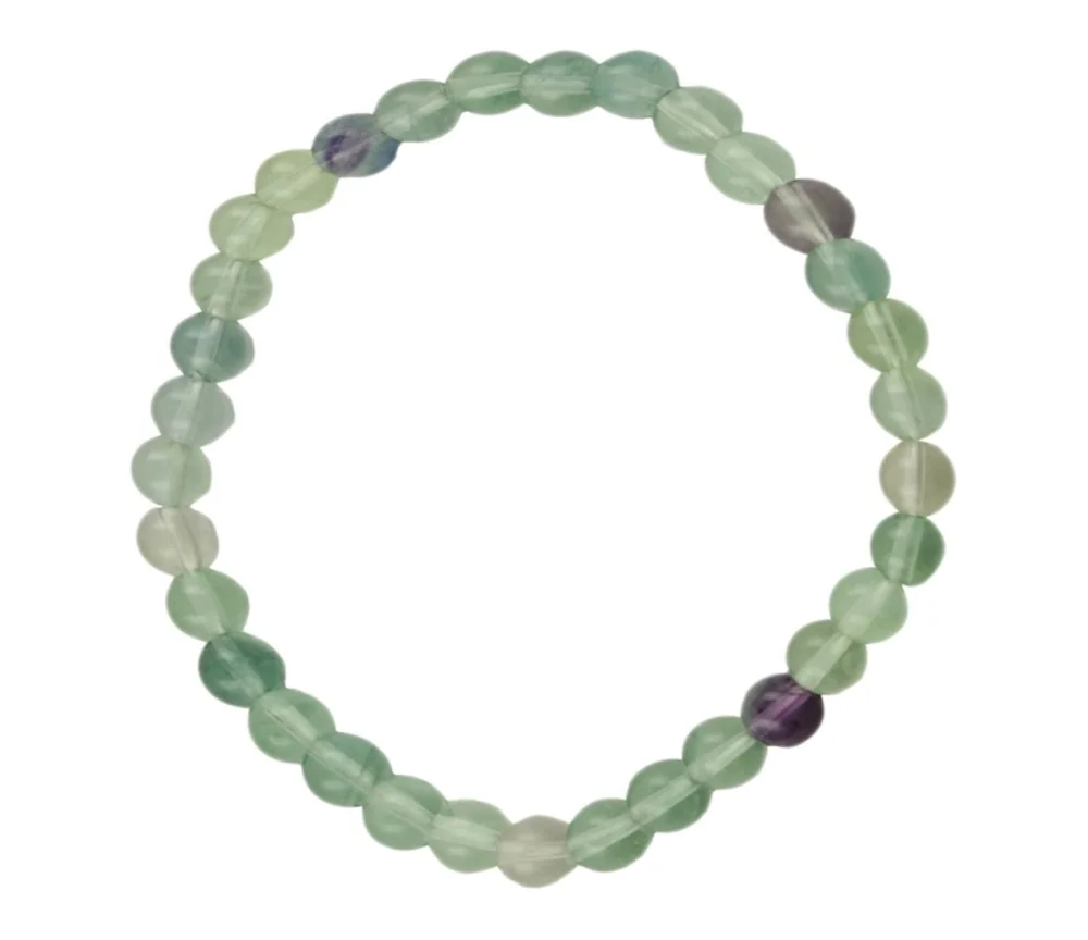 Armband - Fluorit, 06mm Kugeln