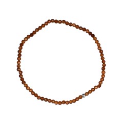 Armband - Hessonit (Granat) - 2,8mm Kugeln, facettiert