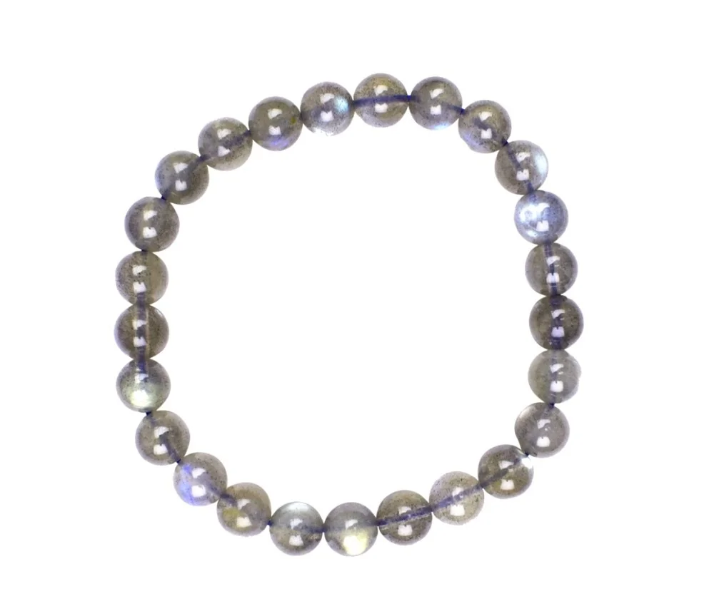 Armband - Labradorit, 07-08mm Kugeln