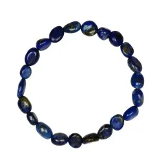 Armband - Lapis Lazuli, 08-10mm Nuggets