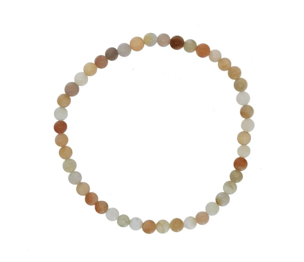 Armband - Mondstein, 04mm Kugeln