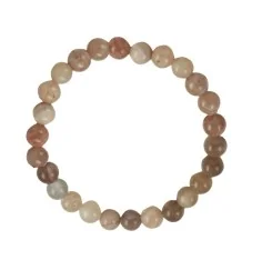 Armband - Mondstein, 06mm Kugeln