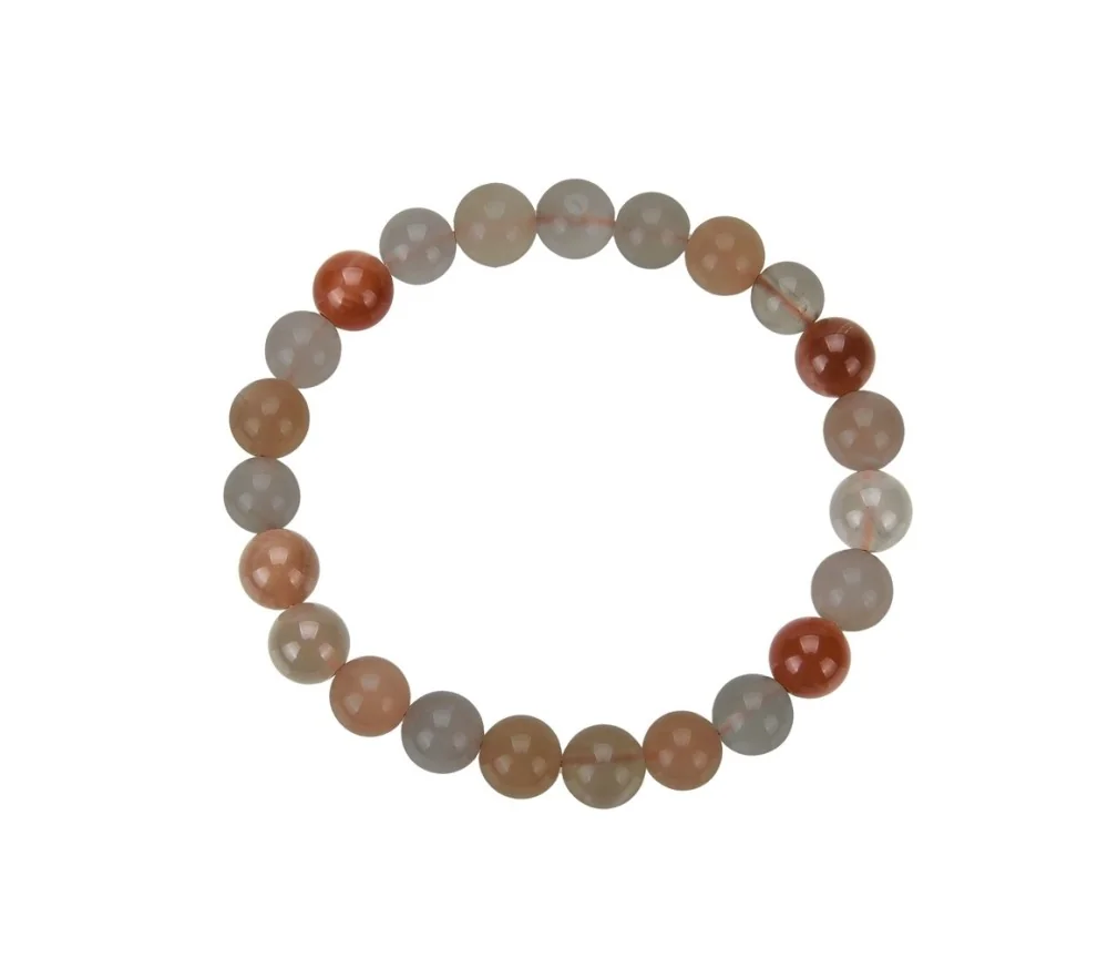 Armband - Mondstein, 08mm Kugeln