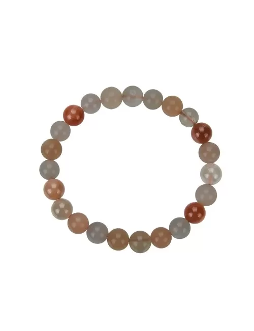 Armband - Mondstein, 08mm Kugeln