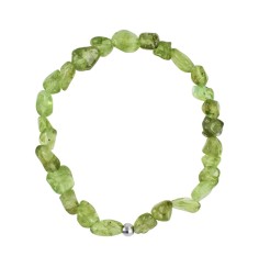 Armband - Peridot, 06-08mm Nuggets