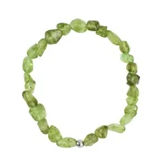 Armband - Peridot, 06-08mm Nuggets