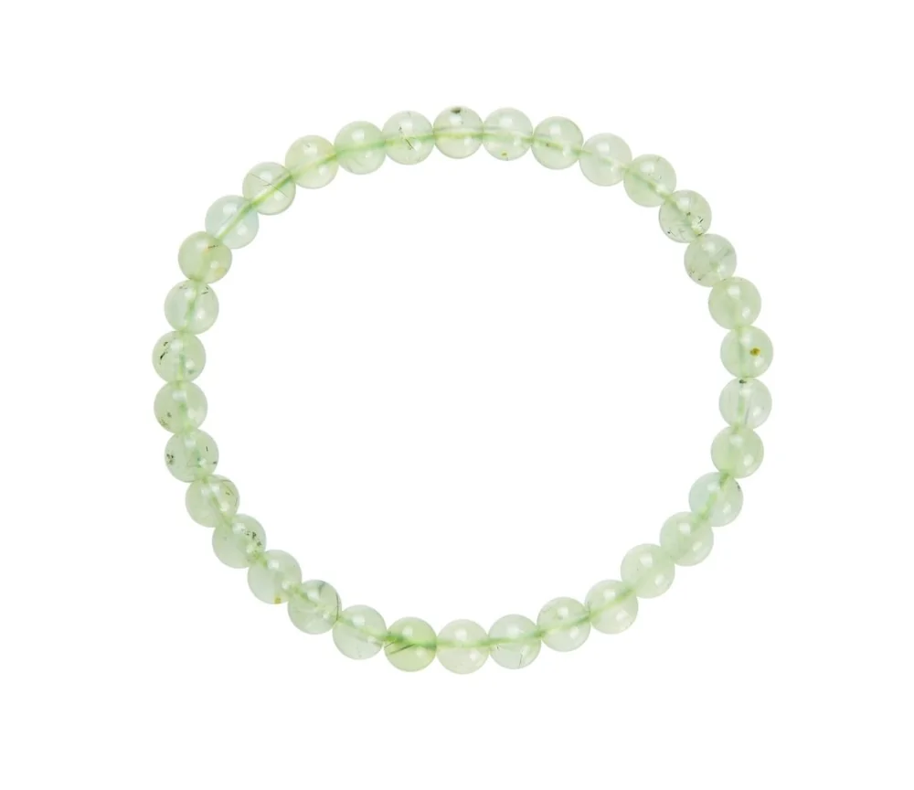 Armband - Prehnit, 06mm Kugeln