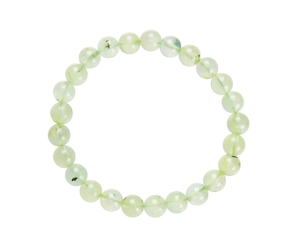 Armband - Prehnit, 08mm Kugeln
