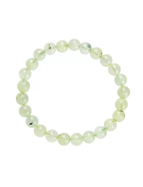 Armband - Prehnit, 08mm Kugeln