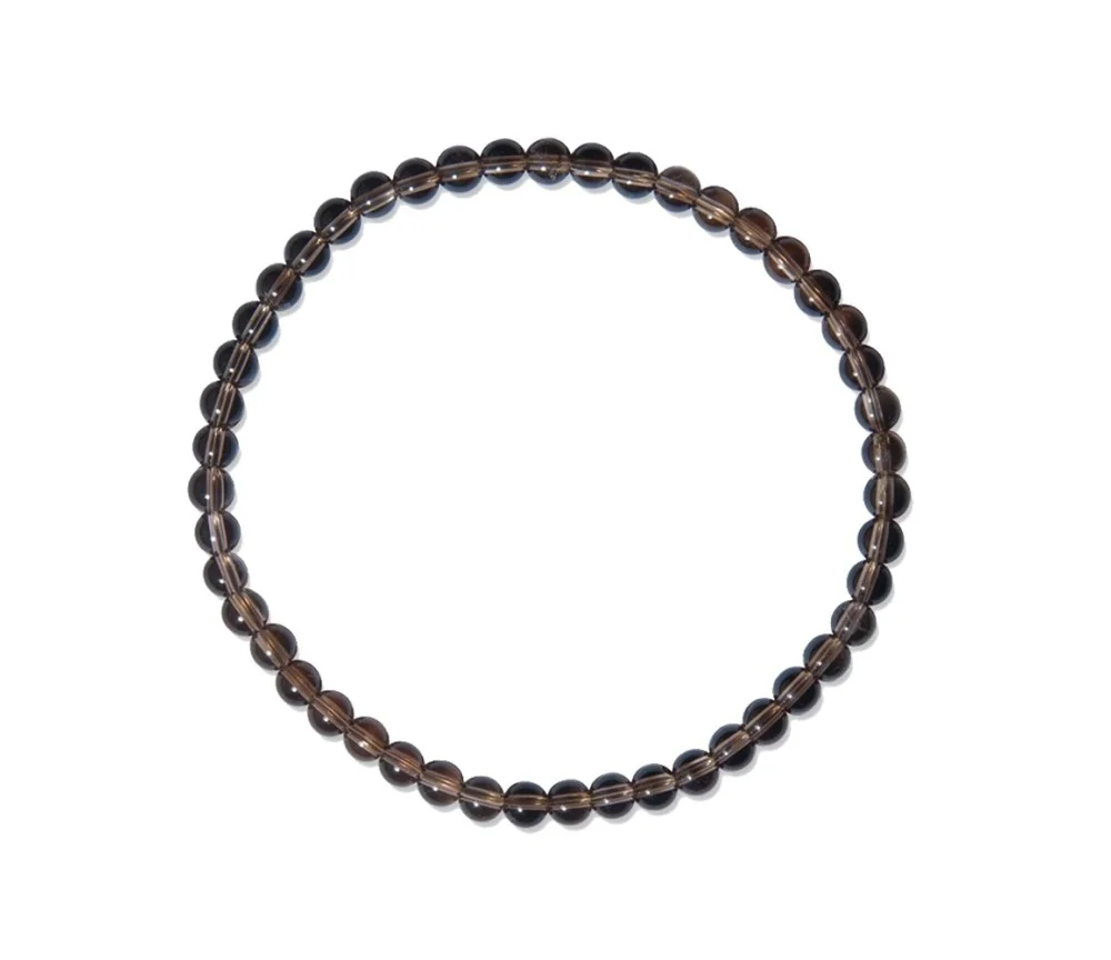 Armband - Rauchquarz, 04mm Kugeln