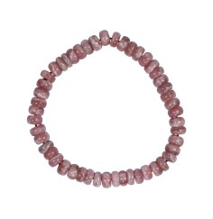 Armband - Rhodochrosit, 06-07mm Button