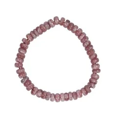 Armband - Rhodochrosit, 06-07mm Button