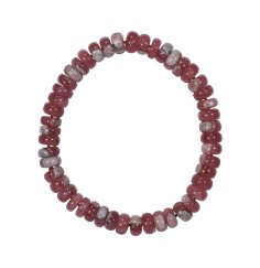 Armband - Rhodochrosit, 07-08mm Button