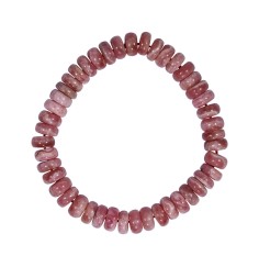 Armband - Rhodochrosit, 08-09mm Button