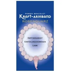 Armband - Kraft - Rosenquarz