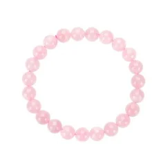 Armband - Rosenquarz extra, 08mm Kugeln