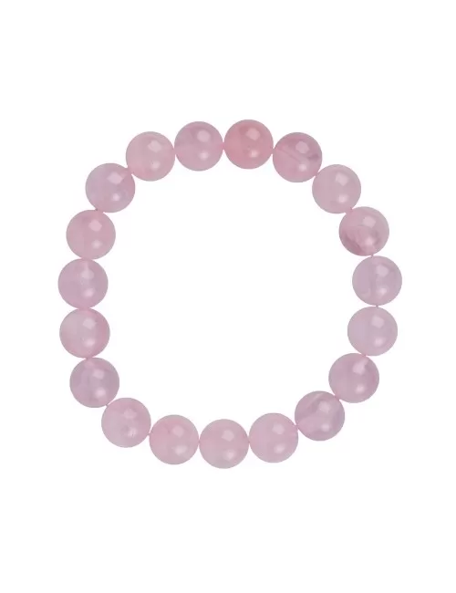 Armband - Rosenquarz extra, 10mm Kugeln