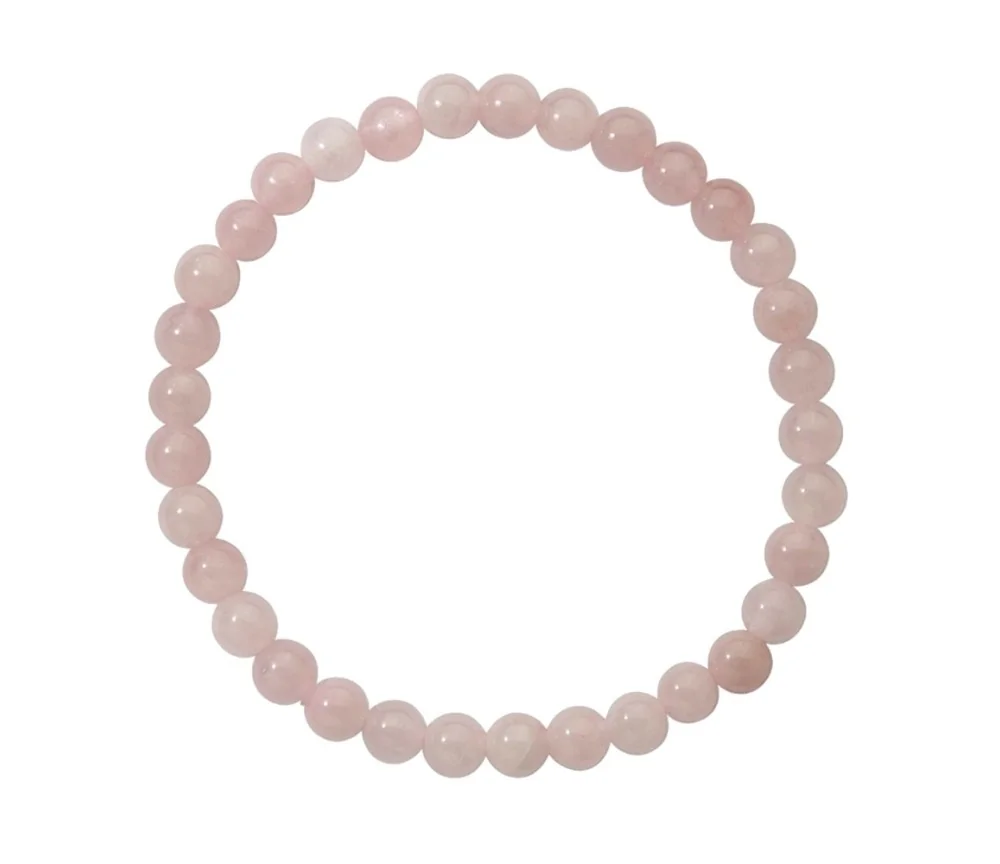 Armband - Rosenquarz, 08mm Kugeln