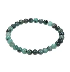 Armband - Smaragd, 06mm Kugeln