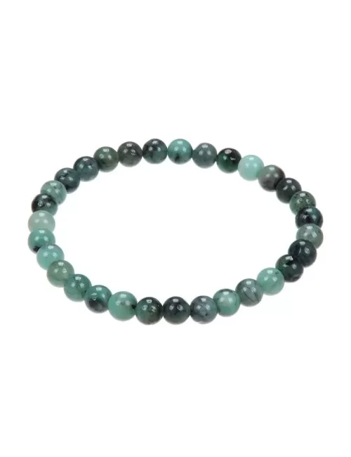 Armband - Smaragd, 06mm Kugeln