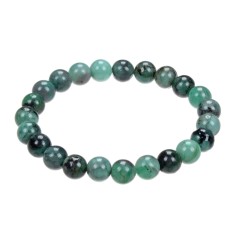Armband - Smaragd, 08mm Kugeln