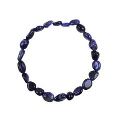 Armband - Sodalith, 08-10mm Nuggets