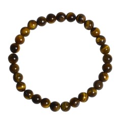Armband - Tigerauge, 06mm Kugeln