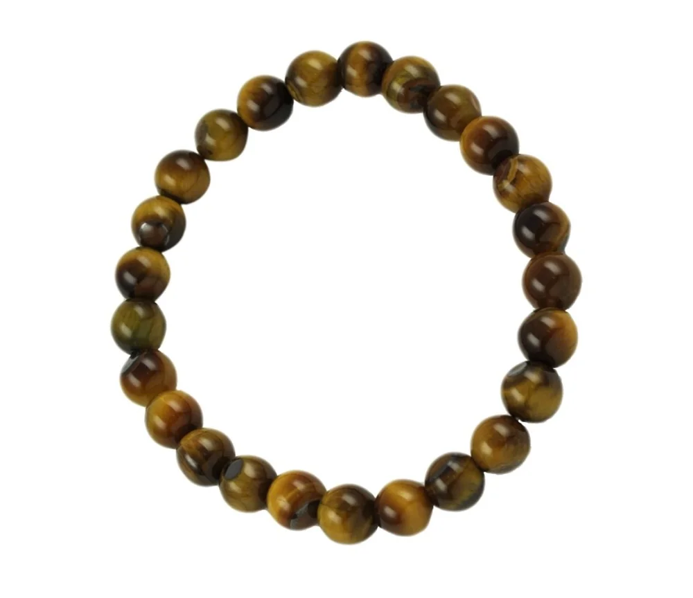 Armband - Tigerauge, 08mm Kugeln