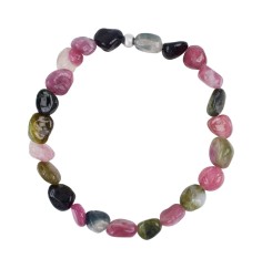 Armband - Turmalin (bunt), 06-08mm Nuggets