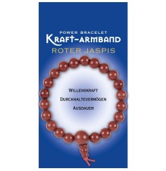 Armband - Kraft - Jaspis (rot)
