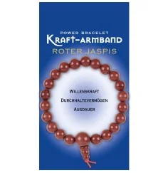 Armband - Kraft - Jaspis (rot)