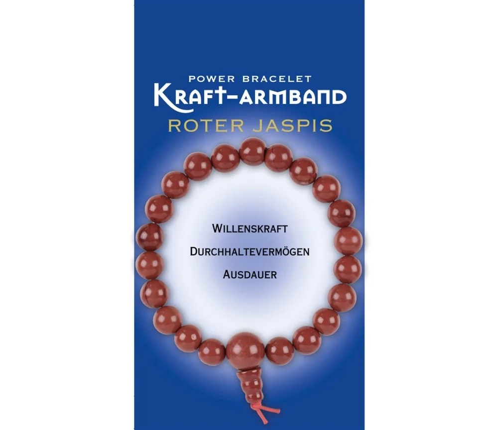 Armband - Kraft - Jaspis (rot)