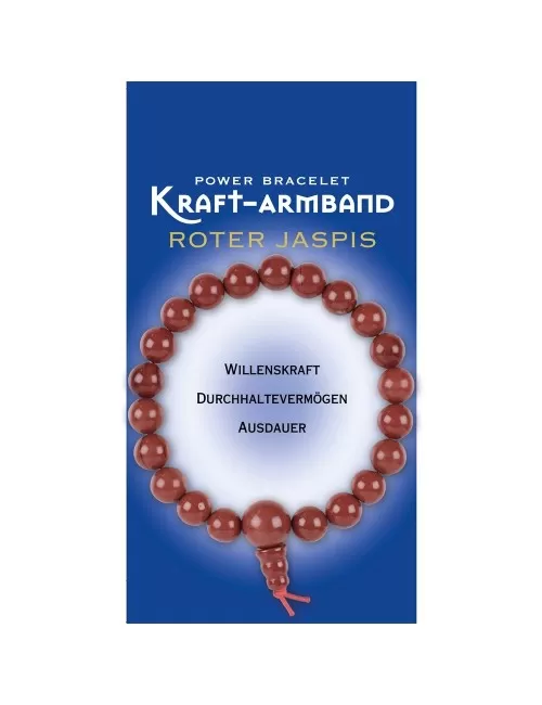 Armband - Kraft - Jaspis (rot)