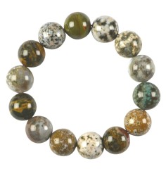 Armband - Ozeanjaspis, 15-17mm Kugeln